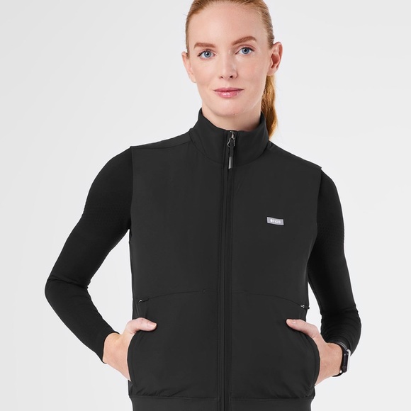 Figs Jackets & Blazers - Figs on-shift bomber vest